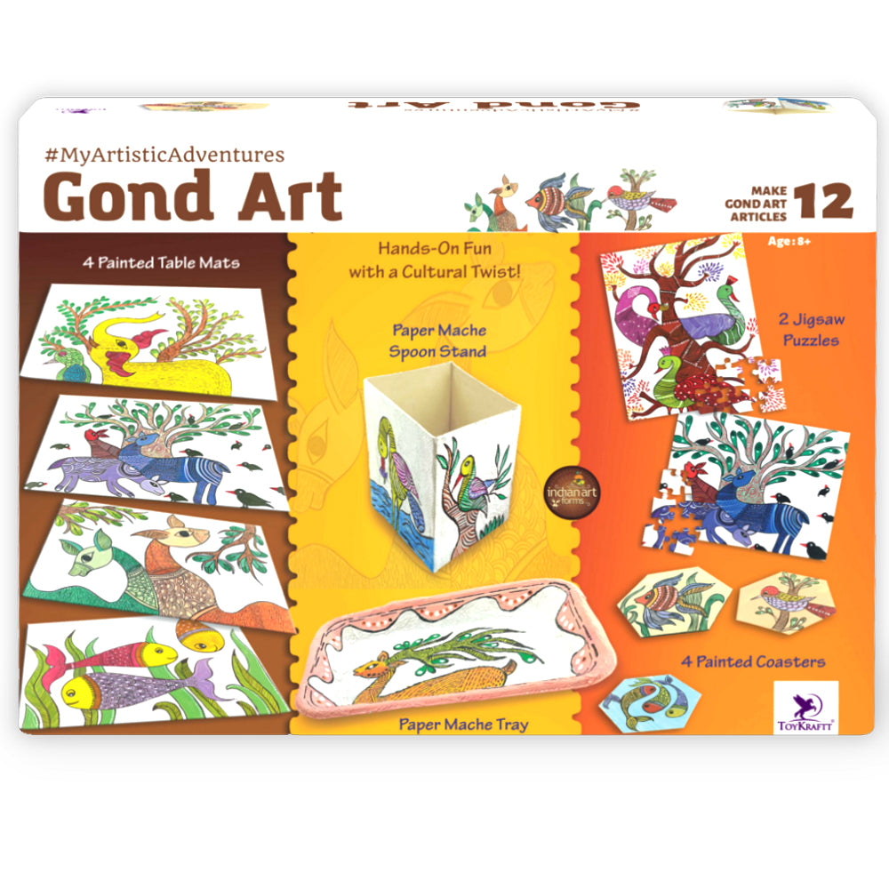 MyArtisticAdventures - Gond Art view 1