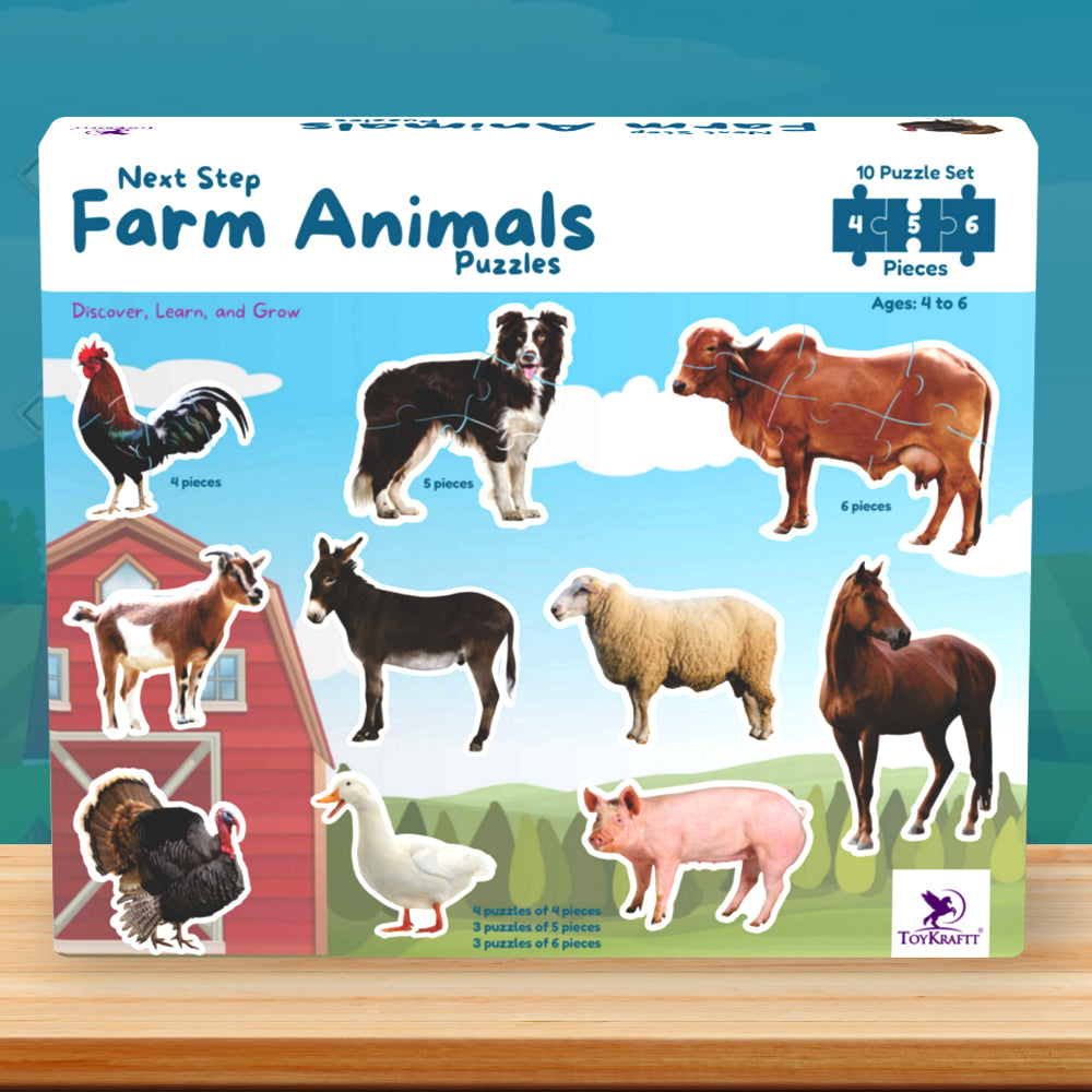 Next Step Farm Animals Puzzles view 1