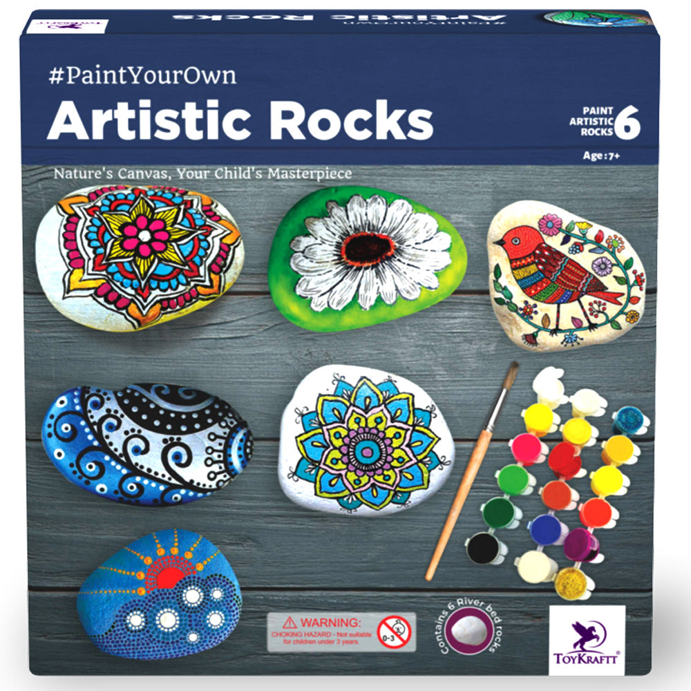 Paint Your Own - Artistic Rocks view 1